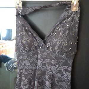 Cocktail halter dress